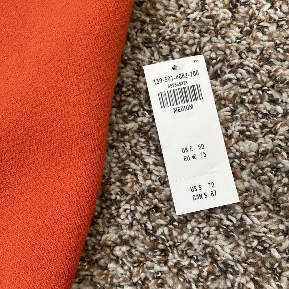 Abercrombie & Fitch Orange Halter Midi Dress - Picture 3 of 3